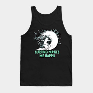 SURFING MAKES ME HAPPY Tank Top